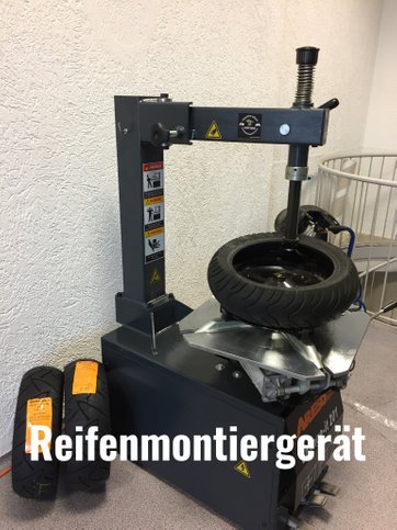 Roller Reifen wechsel roller werkstatt scoot repair